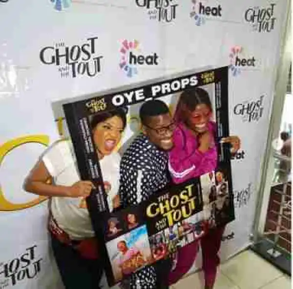 #BBNaija: Moment Alex & Tobi Knelt Down In Public To Beg Toyin Abraham For Coming Late To Her Movie Premiere (Video)